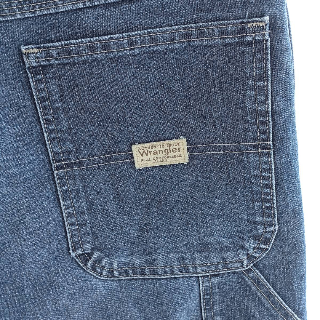 00'S Wrangler CARPENTER denim painter pants for men, equivalent to W34 cotton blue type Vintage Second Hand