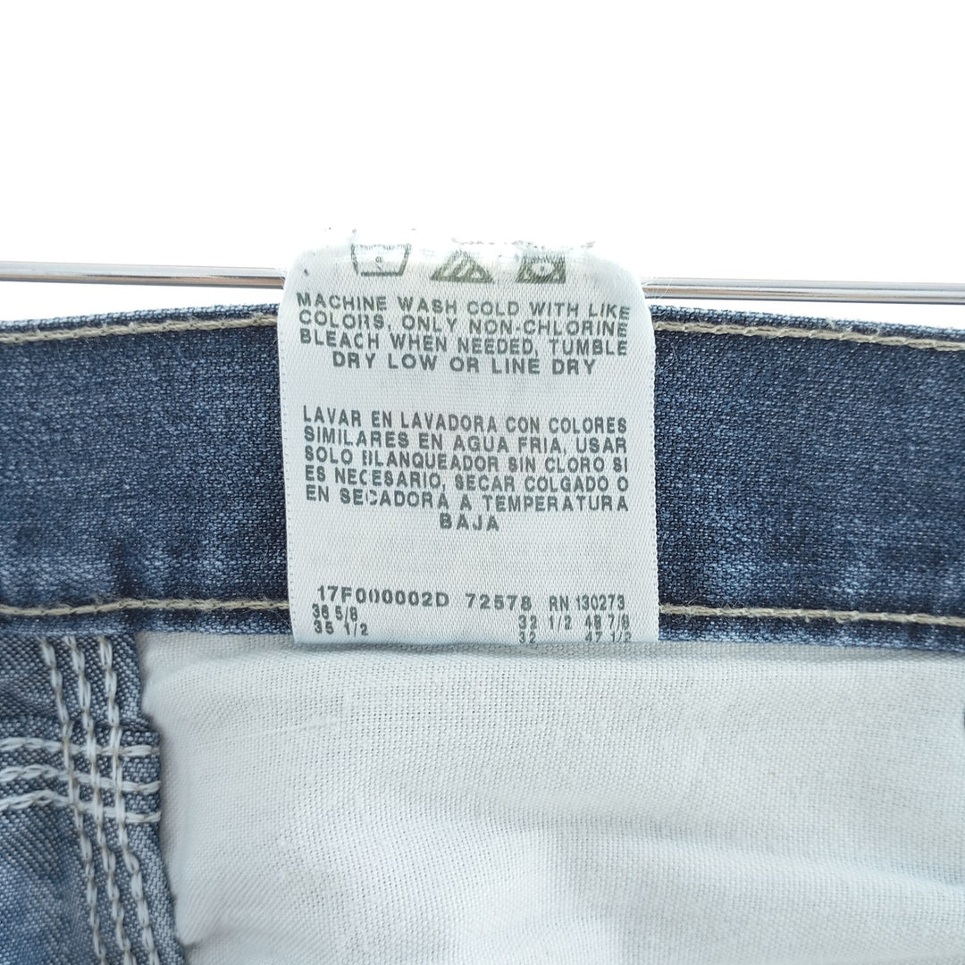 00'S Wrangler CARPENTER denim painter pants for men, equivalent to W34 cotton blue type Vintage Second Hand
