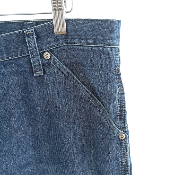 00'S Wrangler CARPENTER denim painter pants for men, equivalent to W34 cotton blue type Vintage Second Hand