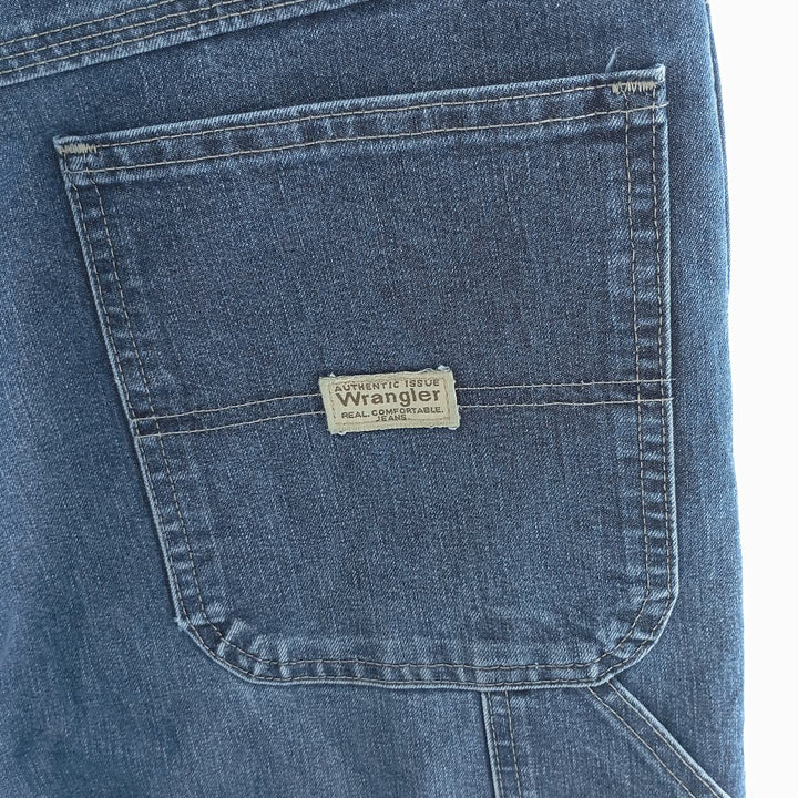 00'S Wrangler CARPENTER denim painter pants for men, equivalent to W34 cotton blue type Vintage Second Hand