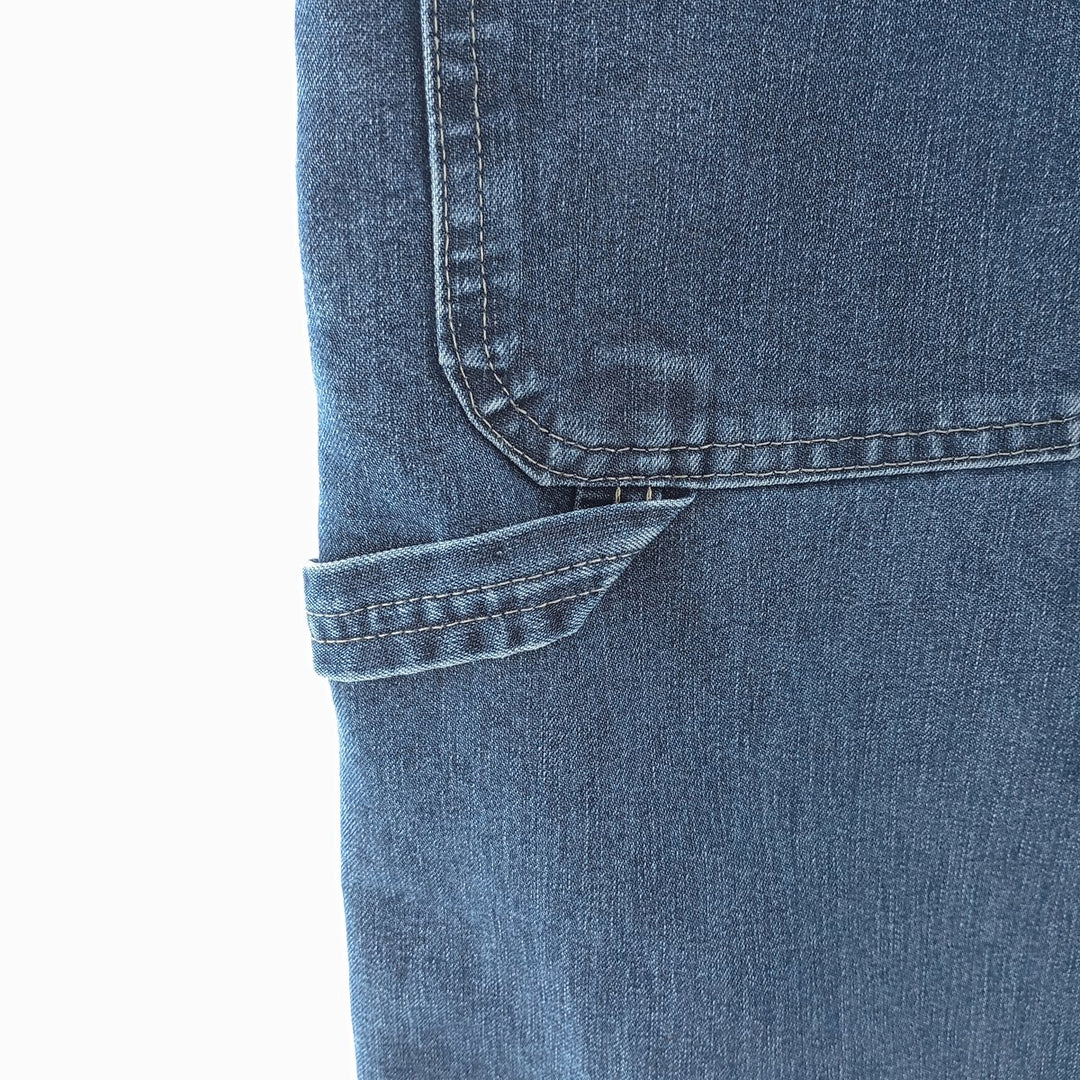 00'S Wrangler CARPENTER denim painter pants for men, equivalent to W34 cotton blue type Vintage Second Hand