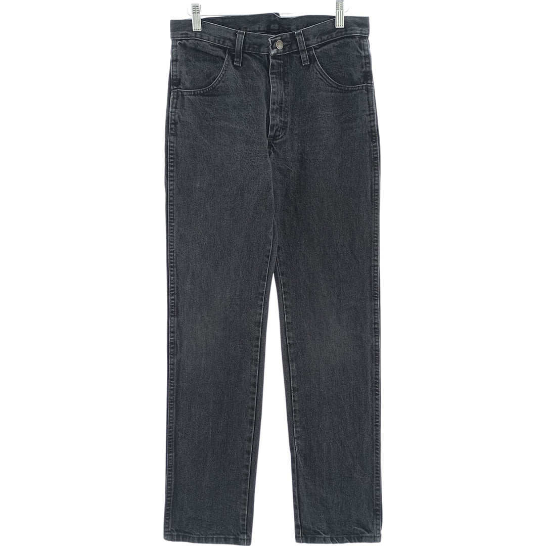 Rustler Black Denim Straight Denim Pants for Men, W30 equivalent cotton black type Vintage Second Hand
