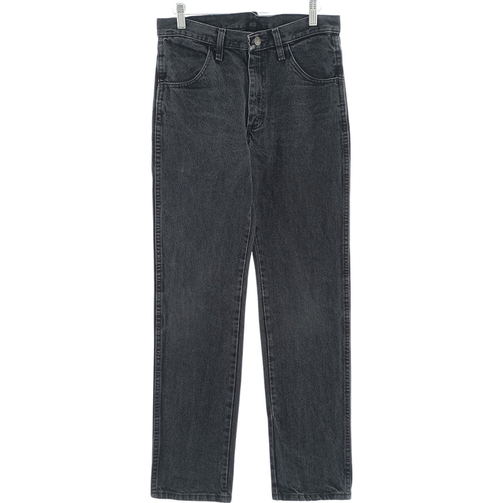 Rustler Black Denim Straight Denim Pants for Men, W30 equivalent cotton black type Vintage Second Hand