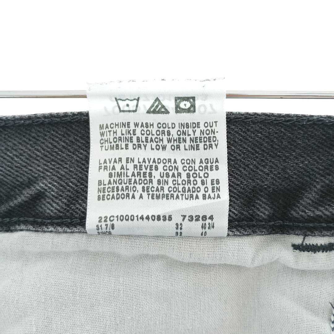 Rustler Black Denim Straight Denim Pants for Men, W30 equivalent cotton black type Vintage Second Hand