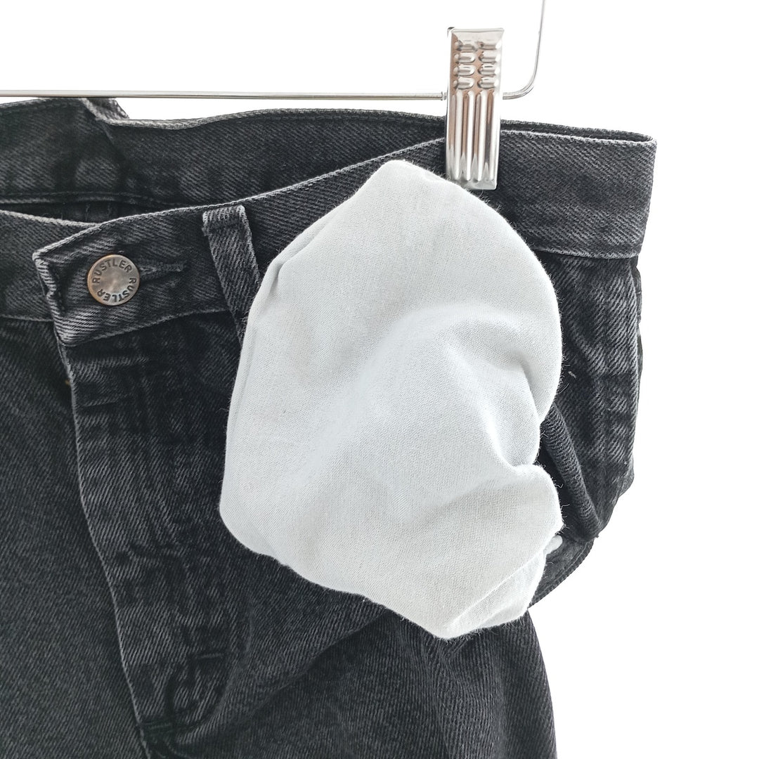 Rustler Black Denim Straight Denim Pants for Men, W30 equivalent cotton black type Vintage Second Hand