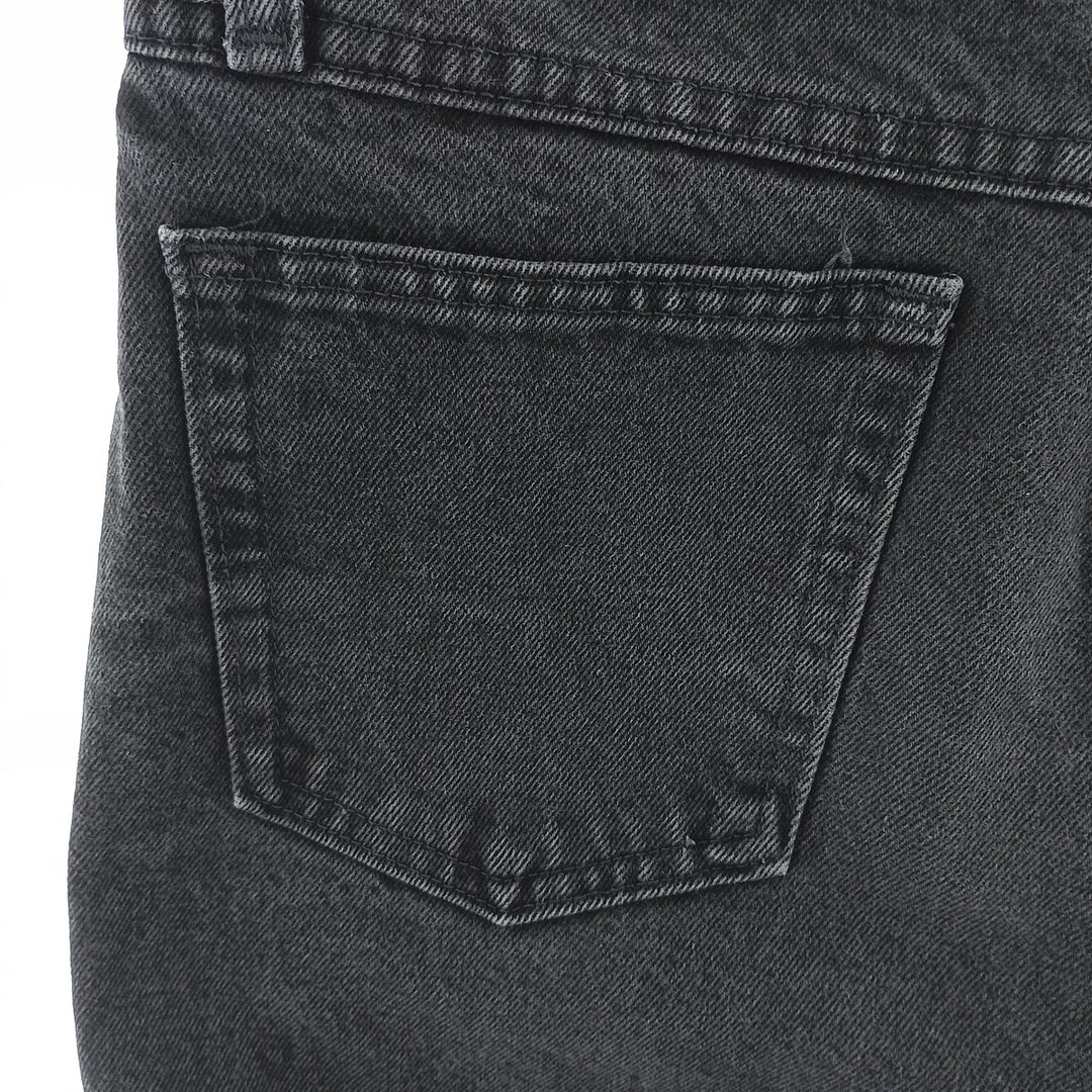Rustler Black Denim Straight Denim Pants for Men, W30 equivalent cotton black type Vintage Second Hand