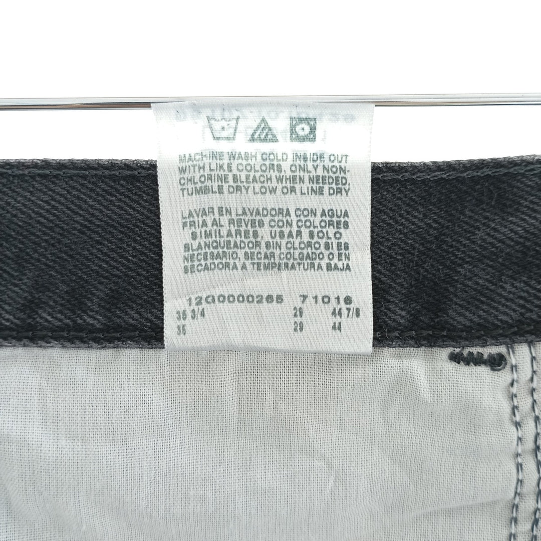 Rustler Black Denim Straight Denim Pants for Men, W34 equivalent cotton black type Vintage Second Hand