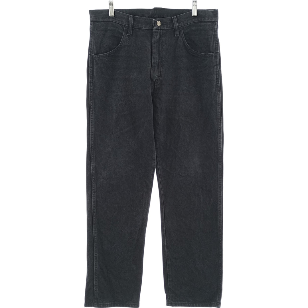 Rustler Black Denim Tapered Denim Pants, Men's Size 34 cotton black type Vintage Second Hand