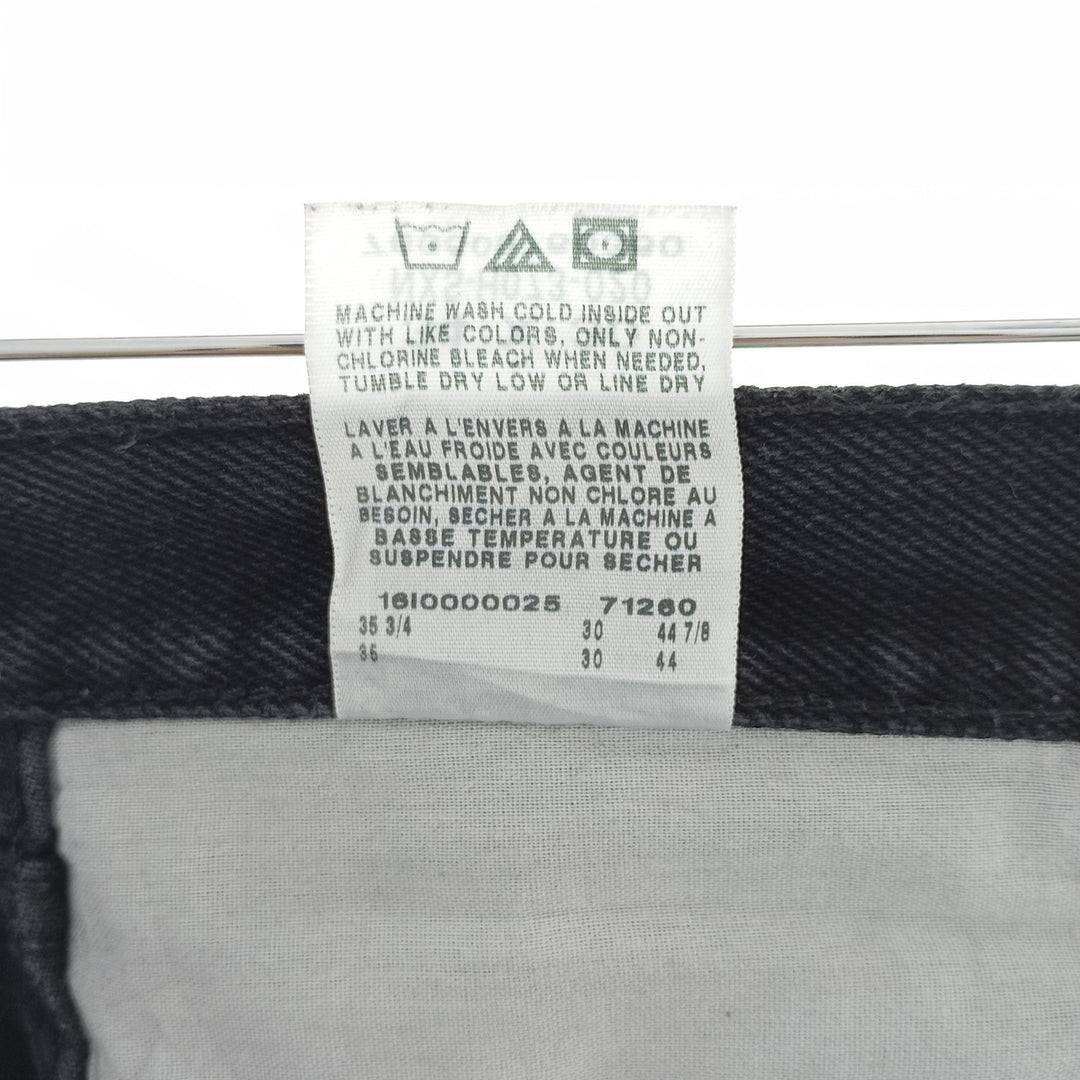 Rustler Black Denim Tapered Denim Pants, Men's Size 34 cotton black type Vintage Second Hand
