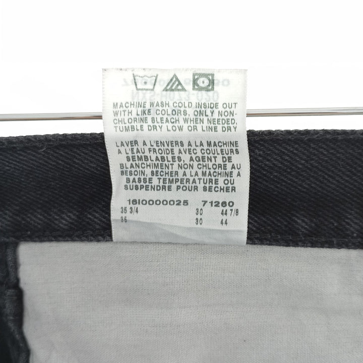 Rustler Black Denim Tapered Denim Pants, Men's Size 34 cotton black type Vintage Second Hand