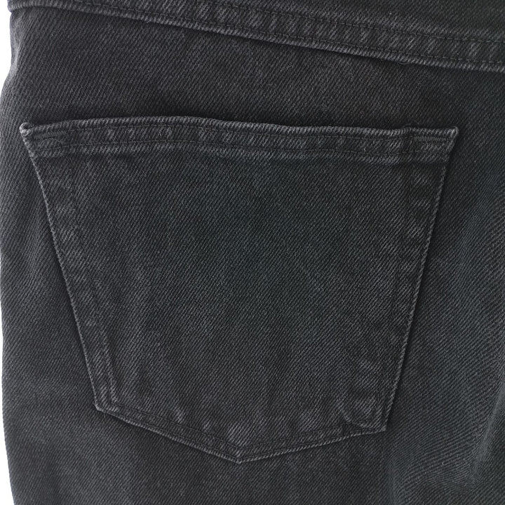 Rustler Black Denim Tapered Denim Pants, Men's Size 34 cotton black type Vintage Second Hand