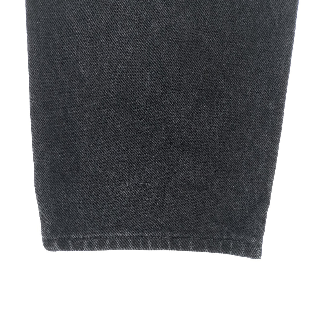 Rustler Black Denim Tapered Denim Pants, Men's Size 34 cotton black type Vintage Second Hand