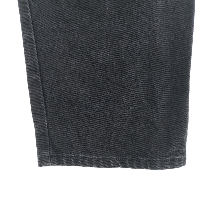 Rustler Black Denim Tapered Denim Pants, Men's Size 34 cotton black type Vintage Second Hand