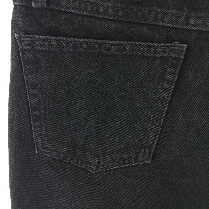 Rustler Black Denim Straight Denim Pants for Men, W34 equivalent cotton black type Vintage Second Hand