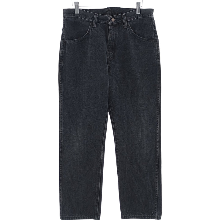 Rustler Black Denim Straight Denim Pants for Men, W31 equivalent unclear black type Vintage Second Hand