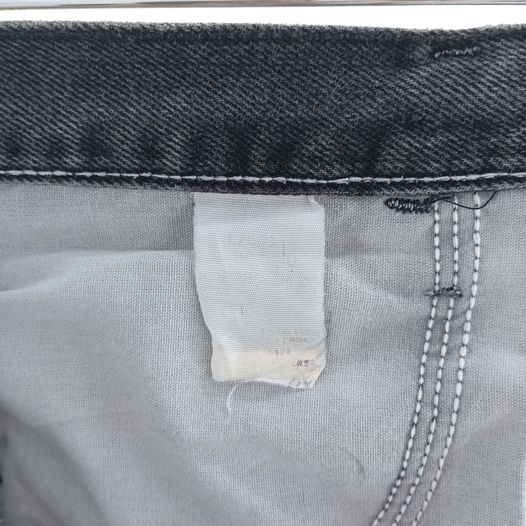 Rustler Black Denim Straight Denim Pants for Men, W31 equivalent unclear black type Vintage Second Hand