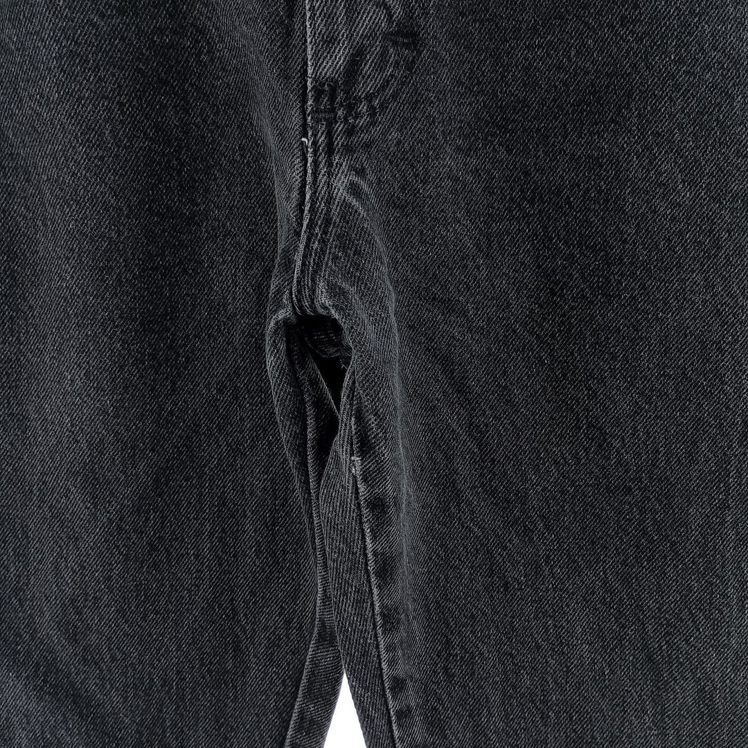 Rustler Black Denim Straight Denim Pants for Men, W31 equivalent unclear black type Vintage Second Hand