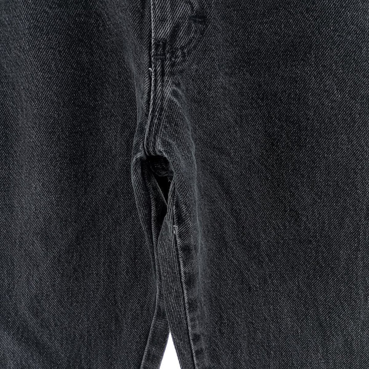 Rustler Black Denim Straight Denim Pants for Men, W31 equivalent unclear black type Vintage Second Hand