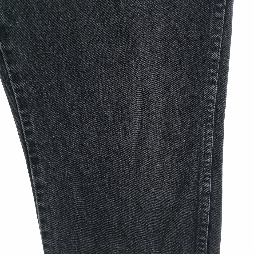 Rustler Black Denim Straight Denim Pants for Men, W31 equivalent unclear black type Vintage Second Hand