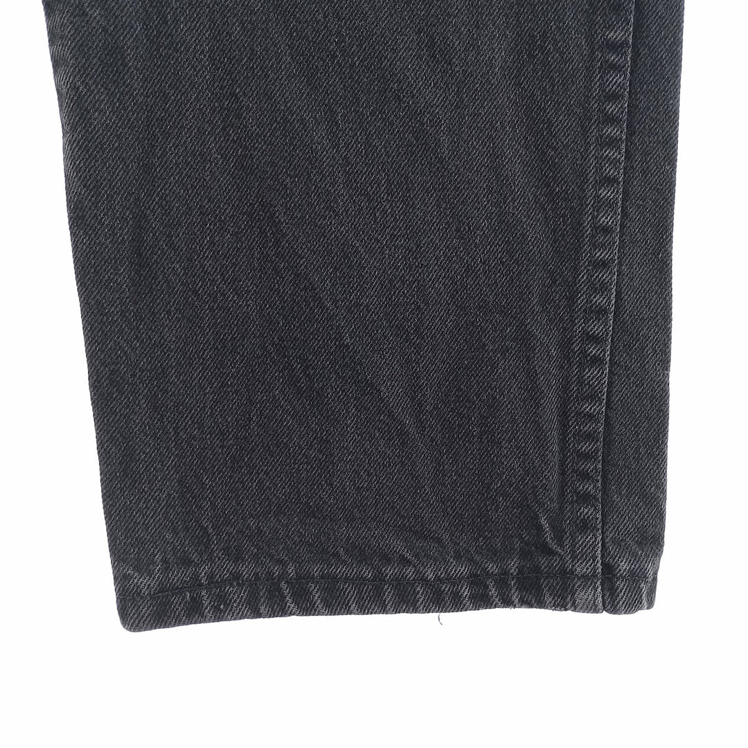 Rustler Black Denim Straight Denim Pants for Men, W31 equivalent unclear black type Vintage Second Hand