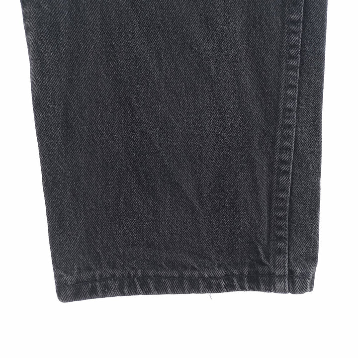 Rustler Black Denim Straight Denim Pants for Men, W31 equivalent unclear black type Vintage Second Hand