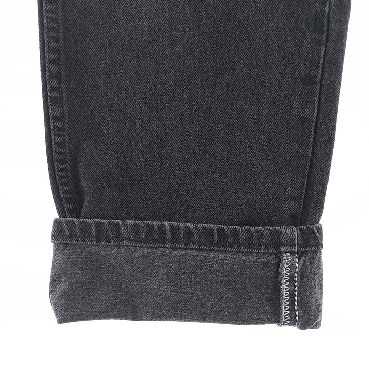 Rustler Black Denim Straight Denim Pants for Men, W31 equivalent unclear black type Vintage Second Hand
