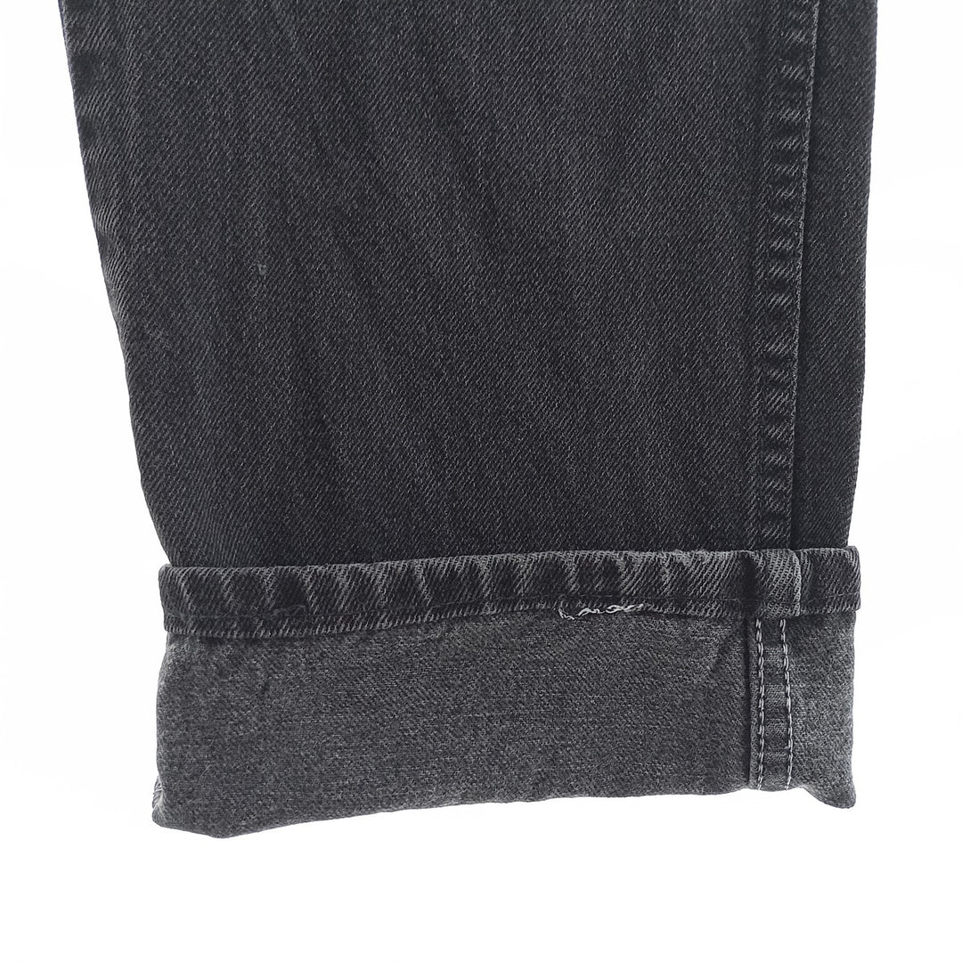 Rustler Black Denim Straight Denim Pants for Men, W31 equivalent unclear black type Vintage Second Hand