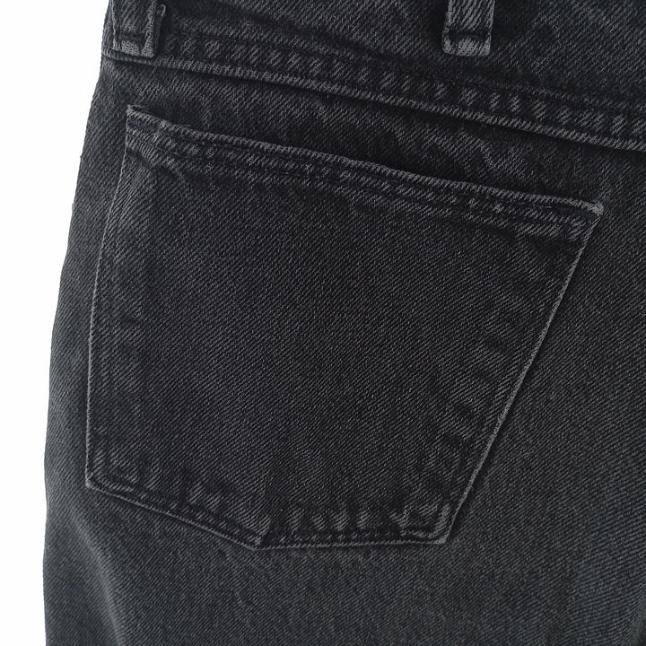 Rustler Black Denim Straight Denim Pants for Men, W31 equivalent unclear black type Vintage Second Hand