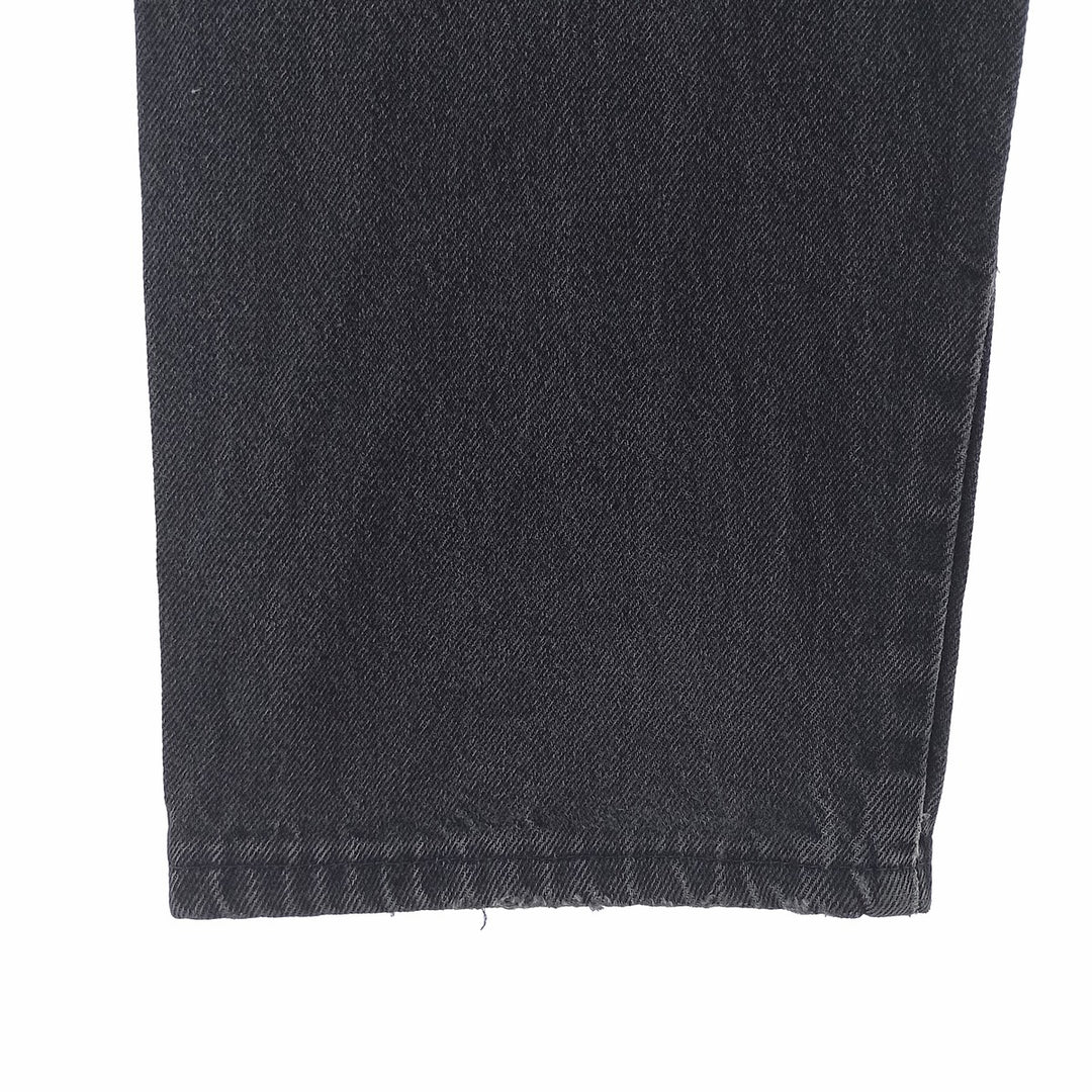 Rustler Black Denim Straight Denim Pants for Men, W31 equivalent unclear black type Vintage Second Hand