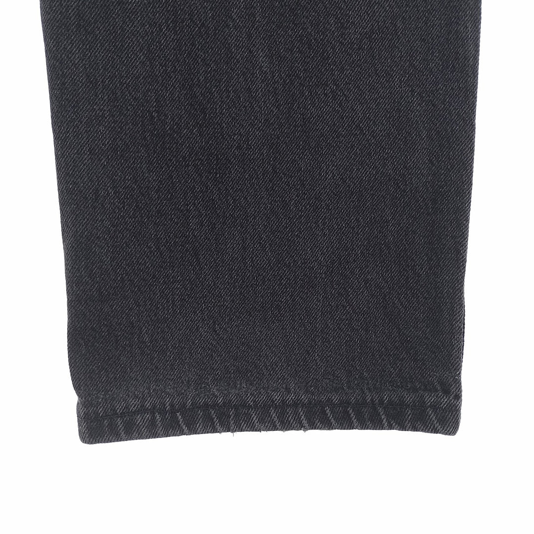 Rustler Black Denim Straight Denim Pants for Men, W31 equivalent unclear black type Vintage Second Hand