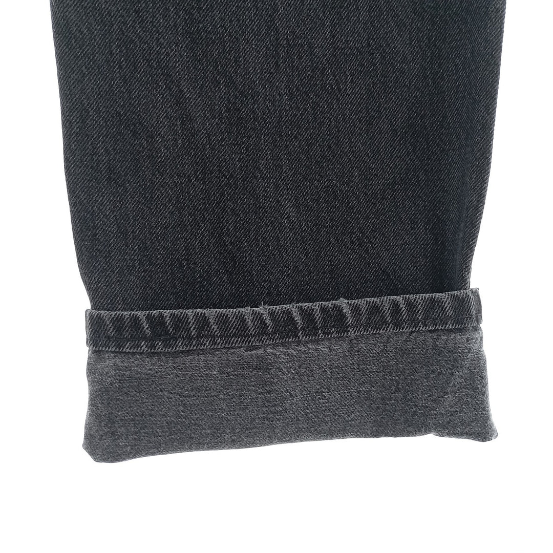 Rustler Black Denim Straight Denim Pants for Men, W31 equivalent unclear black type Vintage Second Hand