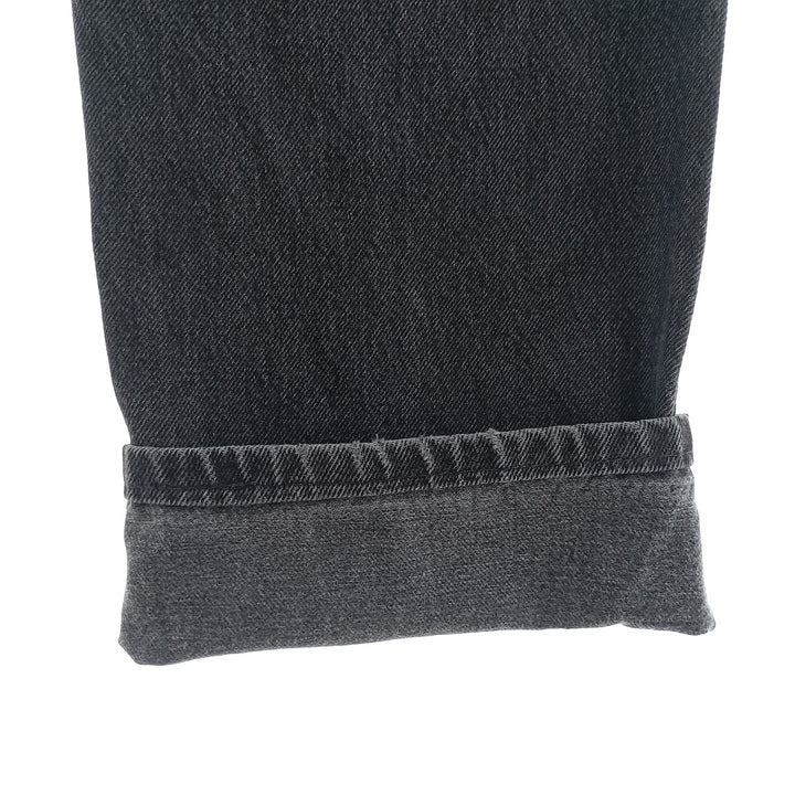 Rustler Black Denim Straight Denim Pants for Men, W31 equivalent unclear black type Vintage Second Hand