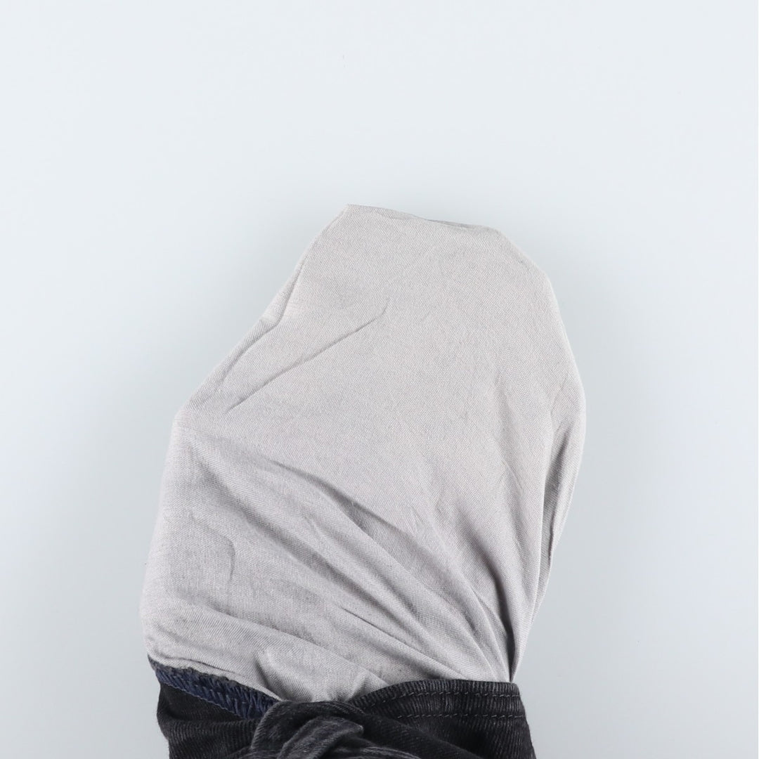 Rustler Black Denim Straight Denim Pants for Men, W34 equivalent cotton black type Vintage Second Hand