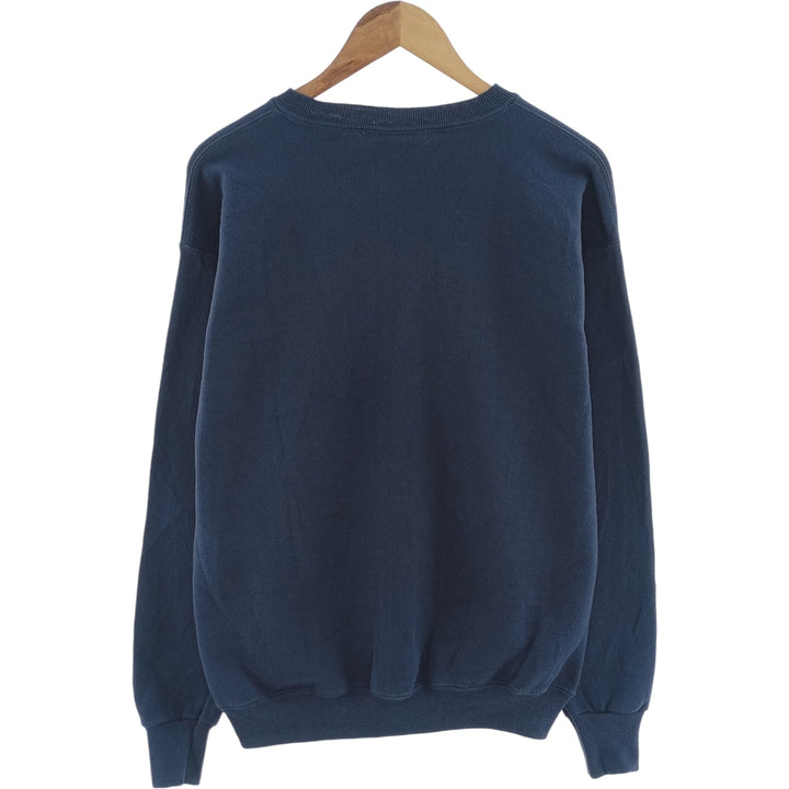 90'S Lee STURDY SWEATS Plain Blank Sweatshirt Trainer Made in USA Men's L Vintage cotton blue type Vintage Second Hand