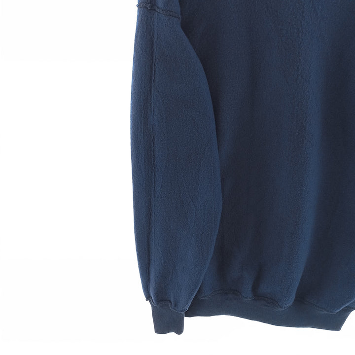90'S Lee STURDY SWEATS Plain Blank Sweatshirt Trainer Made in USA Men's L Vintage cotton blue type Vintage Second Hand