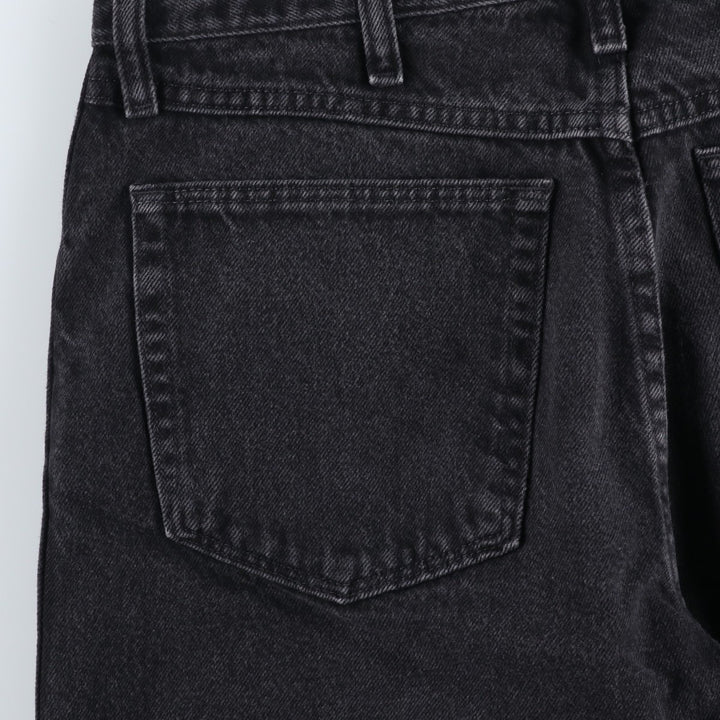 Rustler Black Denim Straight Denim Pants for Men, W32 equivalent cotton black type Vintage Second Hand