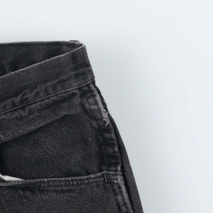 Rustler Black Denim Straight Denim Pants for Men, W30 equivalent cotton black type Vintage Second Hand