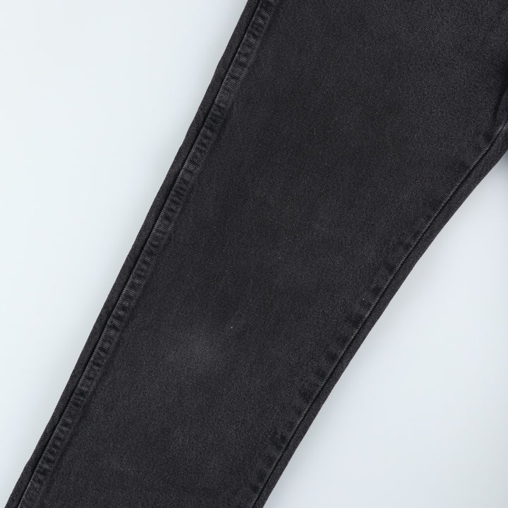 Rustler Black Denim Straight Denim Pants for Men, W30 equivalent cotton black type Vintage Second Hand