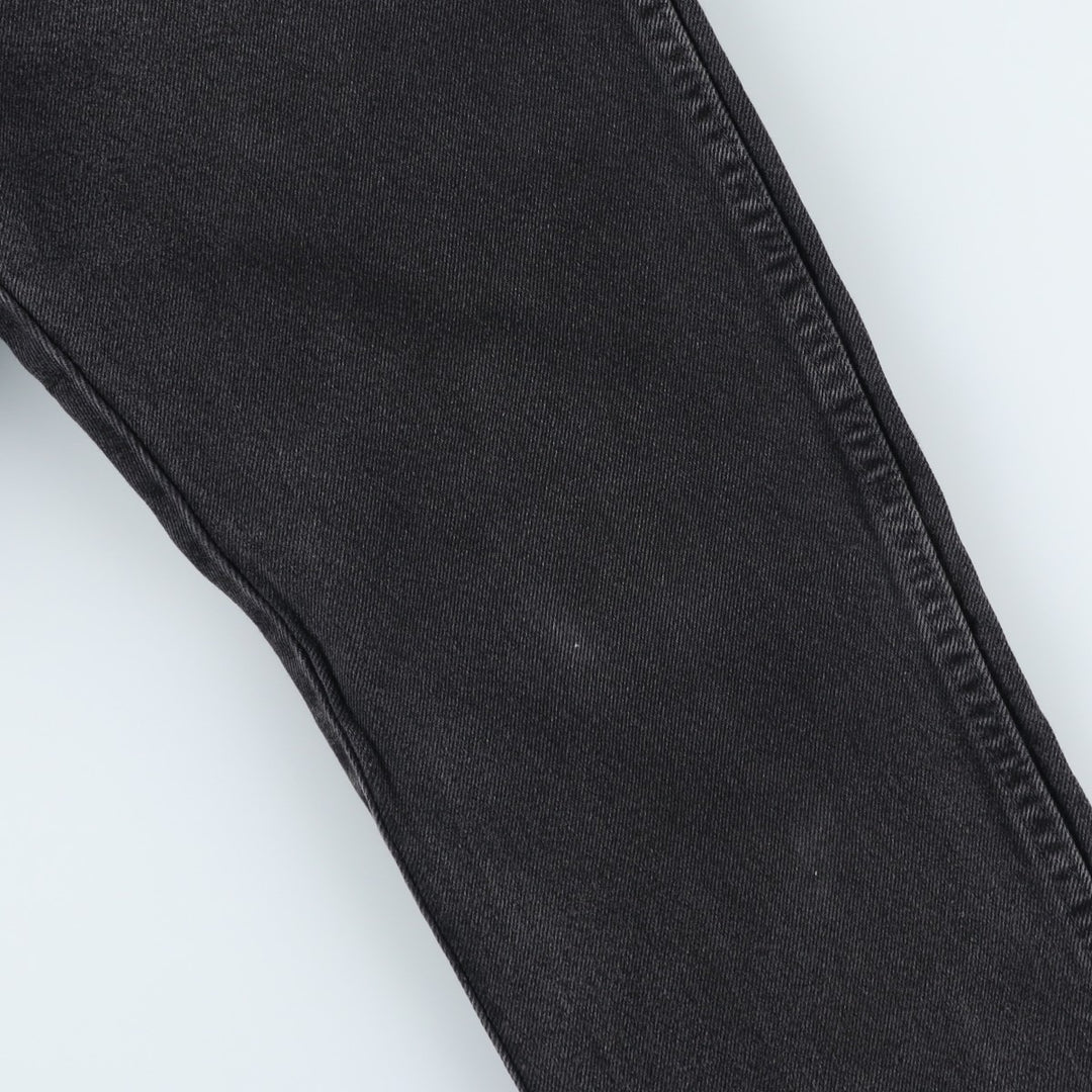 Rustler Black Denim Straight Denim Pants for Men, W30 equivalent cotton black type Vintage Second Hand