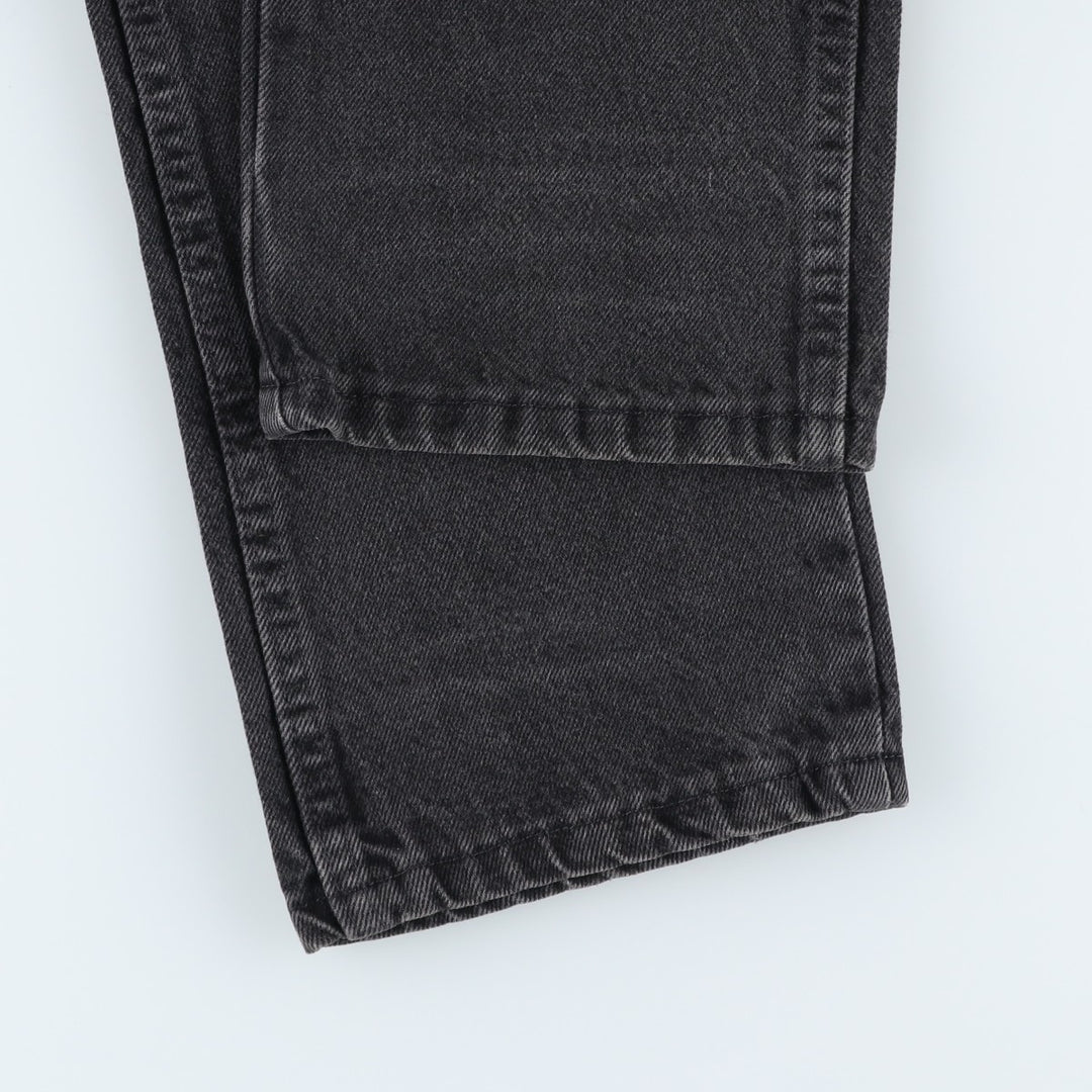 Rustler Black Denim Straight Denim Pants for Men, W30 equivalent cotton black type Vintage Second Hand