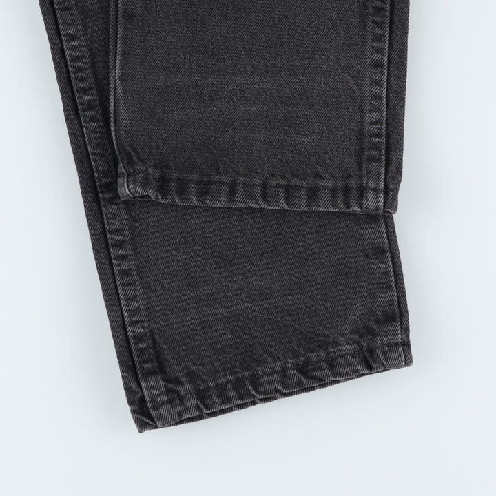 Rustler Black Denim Straight Denim Pants for Men, W30 equivalent cotton black type Vintage Second Hand