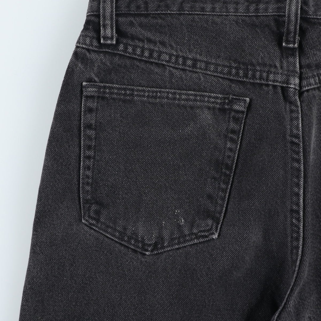 Rustler Black Denim Straight Denim Pants for Men, W30 equivalent cotton black type Vintage Second Hand