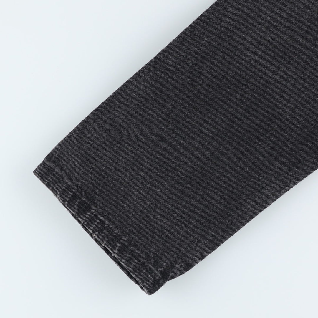 Rustler Black Denim Straight Denim Pants for Men, W30 equivalent cotton black type Vintage Second Hand