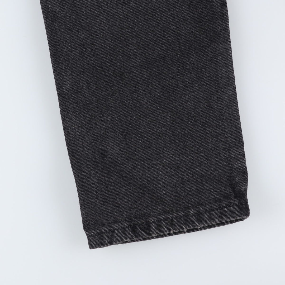 Rustler Black Denim Straight Denim Pants for Men, W30 equivalent cotton black type Vintage Second Hand