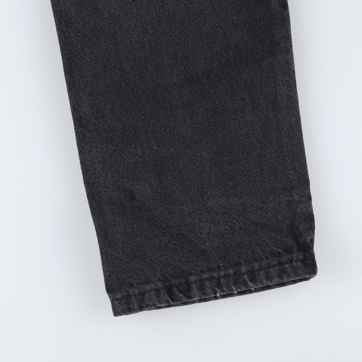 Rustler Black Denim Straight Denim Pants for Men, W30 equivalent cotton black type Vintage Second Hand