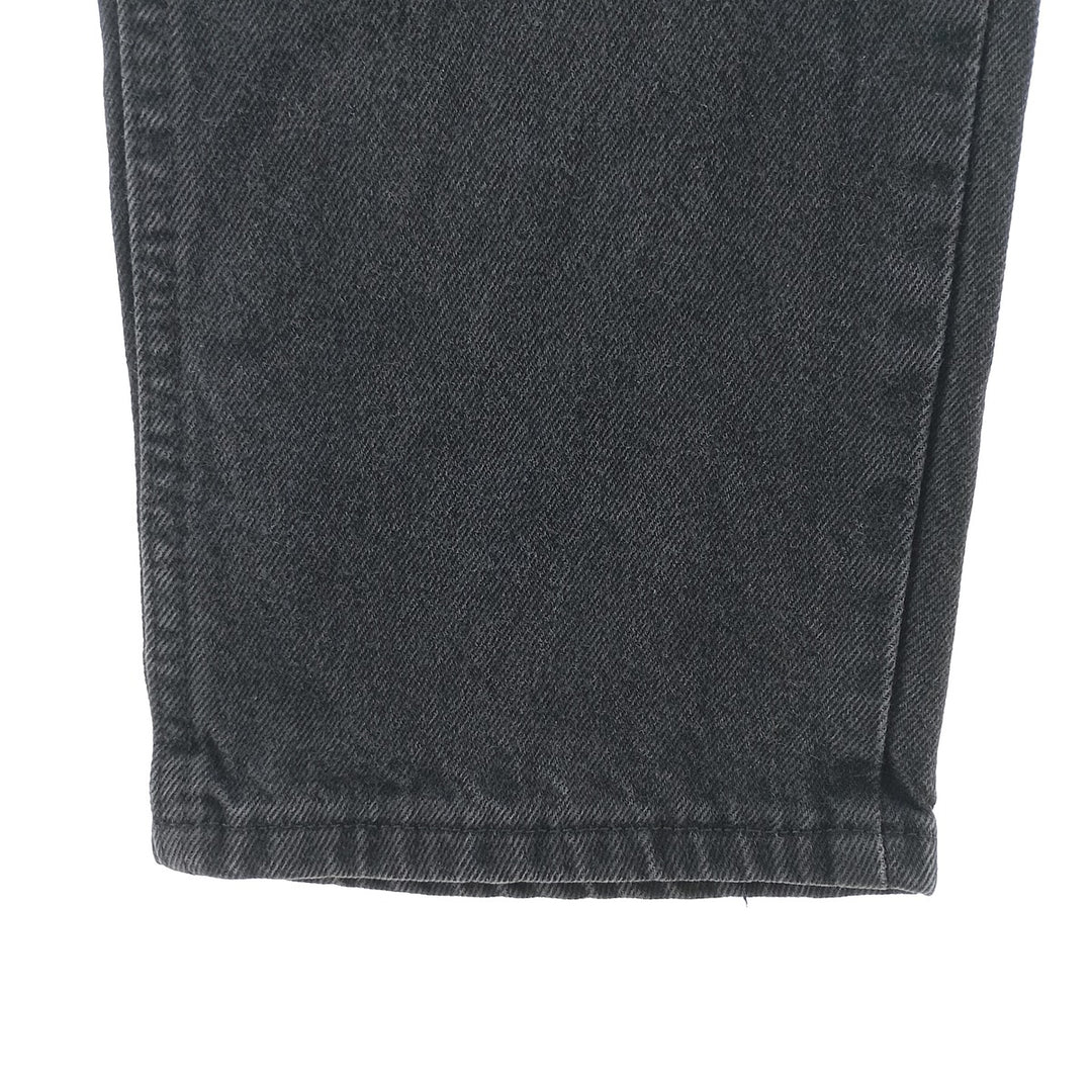Rustler Black Denim Straight Denim Pants for Men, W31 equivalent cotton black type Vintage Second Hand