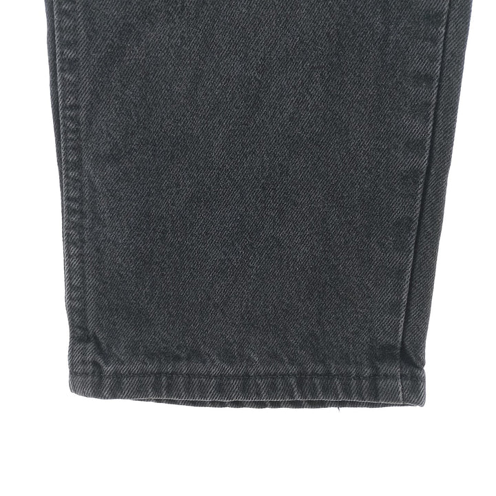 Rustler Black Denim Straight Denim Pants for Men, W31 equivalent cotton black type Vintage Second Hand