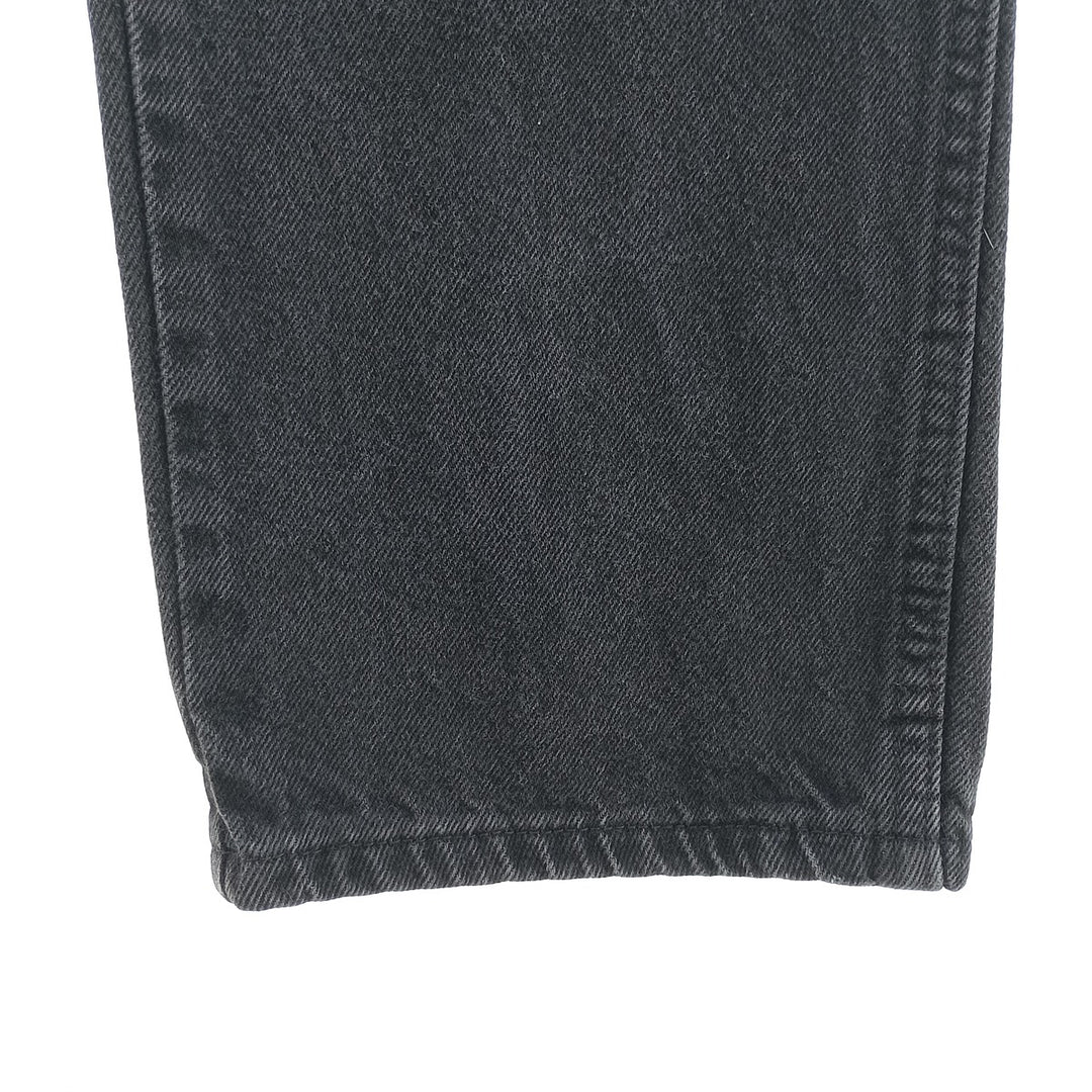 Rustler Black Denim Straight Denim Pants for Men, W31 equivalent cotton black type Vintage Second Hand