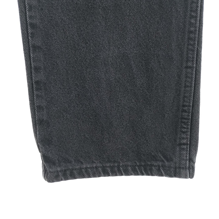 Rustler Black Denim Straight Denim Pants for Men, W31 equivalent cotton black type Vintage Second Hand