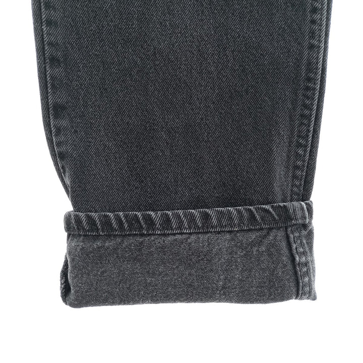Rustler Black Denim Straight Denim Pants for Men, W31 equivalent cotton black type Vintage Second Hand